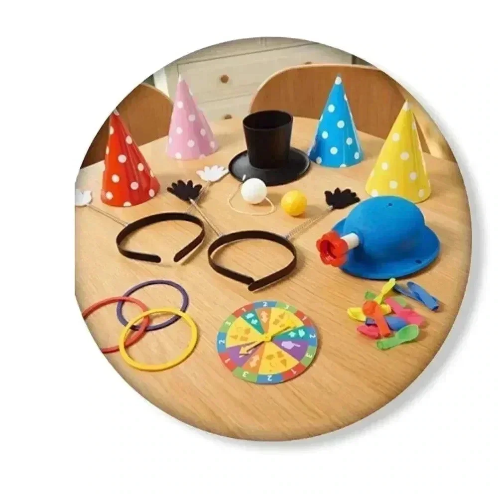 Games Party Headz | Each Player Wears a Hat and Spins The Spinner to Determine W